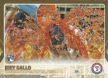 2015 Topps Update - Gold #US14 Joey Gallo Front