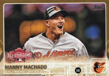 2015 Topps Update - Gold #US17 Manny Machado Front
