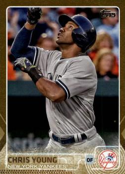 2015 Topps Update - Gold #US24 Chris Young Front