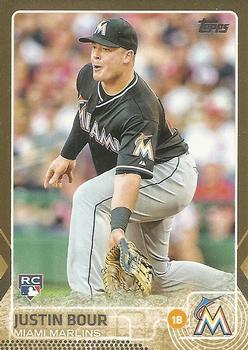 2015 Topps Update - Gold #US35 Justin Bour Front