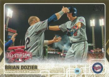 2015 Topps Update - Gold #US62 Brian Dozier Front
