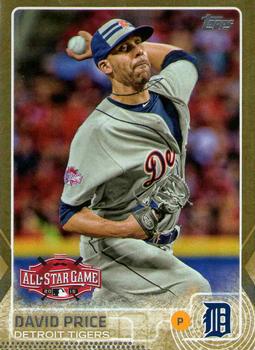 2015 Topps Update - Gold #US64 David Price Front