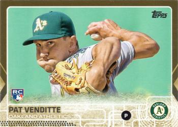 2015 Topps Update - Gold #US81 Pat Venditte Front