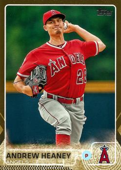 2015 Topps Update - Gold #US163 Andrew Heaney Front