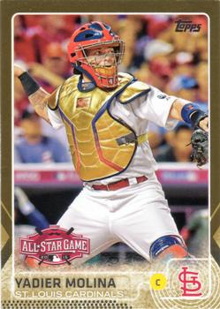 2015 Topps Update - Gold #US214 Yadier Molina Front