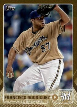 2015 Topps Update - Gold #US221 Francisco Rodriguez Front