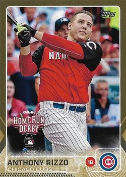 2015 Topps Update - Gold #US235 Anthony Rizzo Front