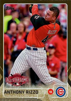 2015 Topps Update - Gold #US249 Anthony Rizzo Front