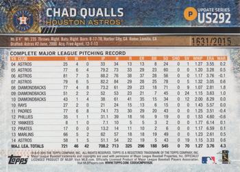 2015 Topps Update - Gold #US292 Chad Qualls Back