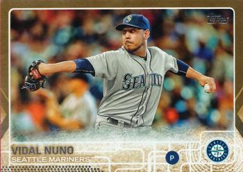 2015 Topps Update - Gold #US306 Vidal Nuno Front