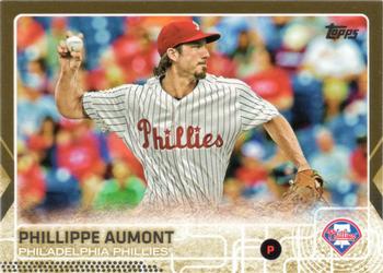2015 Topps Update - Gold #US318 Phillippe Aumont Front