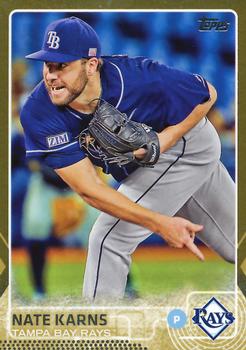 2015 Topps Update - Gold #US330 Nate Karns Front