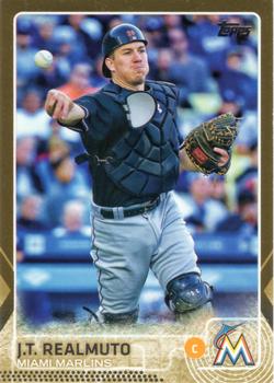 2015 Topps Update - Gold #US398 J.T. Realmuto Front