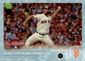 2015 Topps Update - Snow Camo #US42 Madison Bumgarner Front