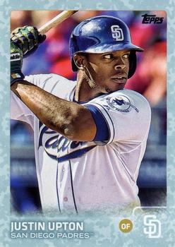 2015 Topps Update - Snow Camo #US92 Justin Upton Front