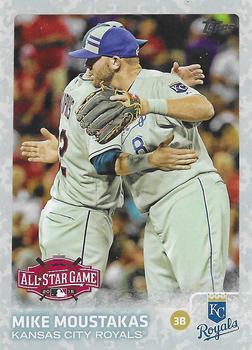 2015 Topps Update - Snow Camo #US139 Mike Moustakas Front