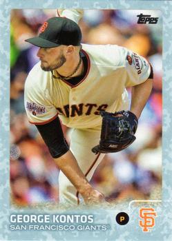 2015 Topps Update - Snow Camo #US168 George Kontos Front