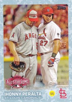 2015 Topps Update - Snow Camo #US171 Jhonny Peralta Front