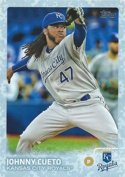 2015 Topps Update - Snow Camo #US304 Johnny Cueto Front
