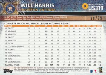 2015 Topps Update - Snow Camo #US319 Will Harris Back