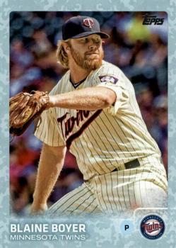 2015 Topps Update - Snow Camo #US345 Blaine Boyer Front