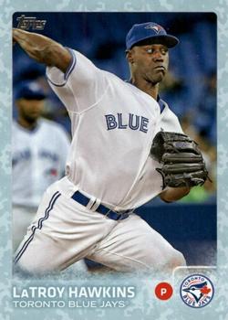 2015 Topps Update - Snow Camo #US361 LaTroy Hawkins Front