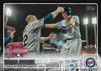 2015 Topps Update - Black #US62 Brian Dozier Front