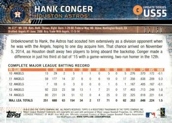 2015 Topps Update - Pink #US55 Hank Conger Back