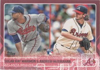2015 Topps Update - Pink #US110 Andrew McKirahan / Sugar Ray Marimon Front