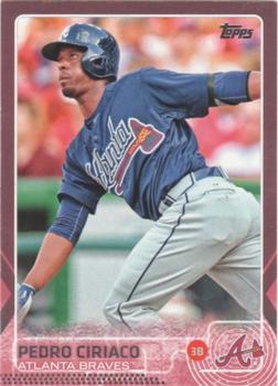 2015 Topps Update - Pink #US218 Pedro Ciriaco Front