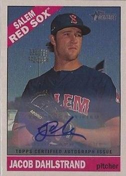 2015 Topps Heritage Minor League - Real One Autographs #ROA-17 Jacob Dahlstrand Front