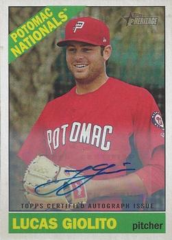 2015 Topps Heritage Minor League - Real One Autographs #ROA-50 Lucas Giolito Front