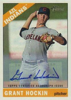 2015 Topps Heritage Minor League - Real One Autographs #ROA-73 Grant Hockin Front
