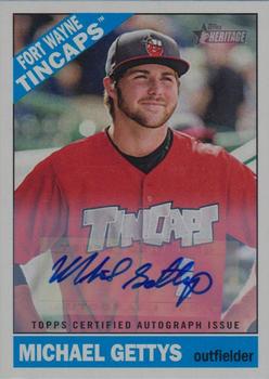 2015 Topps Heritage Minor League - Real One Autographs #ROA-119 Michael Gettys Front