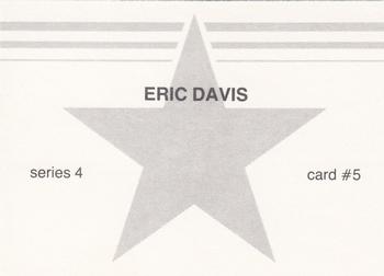 1988 Baseball Stars Series 4 (unlicensed) #5 Eric Davis Back