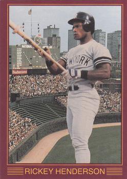 1988 Baseball Stars Series 4 (unlicensed) #6 Rickey Henderson Front