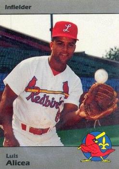 1990 Louisville Redbirds #6 Luis Alicea Front