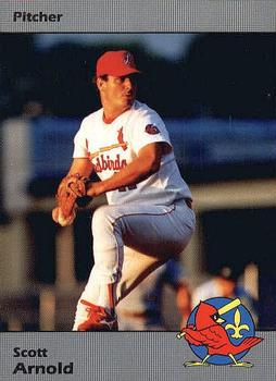 1990 Louisville Redbirds #7 Scott Arnold Front