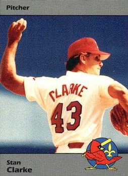 1990 Louisville Redbirds #11 Stan Clarke Front