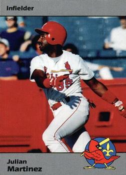 1990 Louisville Redbirds #25 Julian Martinez Front
