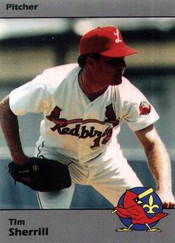 1990 Louisville Redbirds #37 Tim Sherrill Front