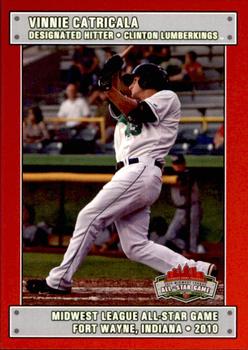 2010 Grandstand Midwest League All-Star Game Western Division #NNO Vinnie Catricala Front
