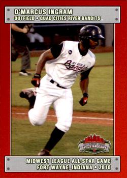 2010 Grandstand Midwest League All-Star Game Western Division #NNO D'Marcus Ingram Front