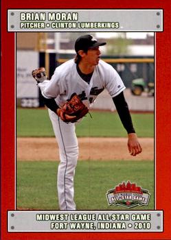 2010 Grandstand Midwest League All-Star Game Western Division #NNO Brian Moran Front