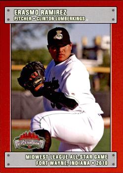 2010 Grandstand Midwest League All-Star Game Western Division #NNO Erasmo Ramirez Front