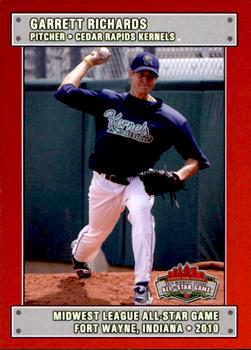 2010 Grandstand Midwest League All-Star Game Western Division #NNO Garrett Richards Front