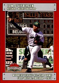 2010 Grandstand Midwest League All-Star Game Western Division #NNO Tom Stuifbergen Front