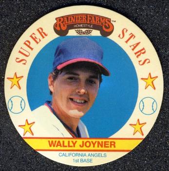1989 Rainier Farms Discs #1 Wally Joyner Front