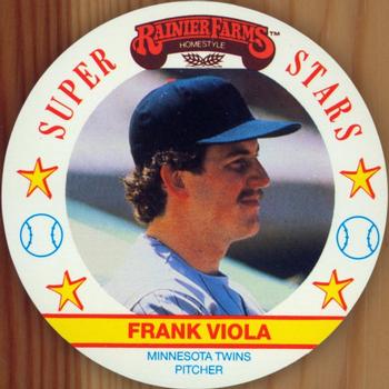 1989 Rainier Farms Discs #17 Frank Viola Front