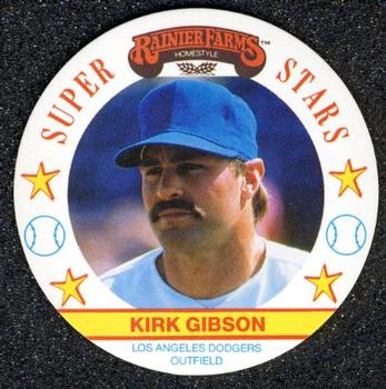 1989 Rainier Farms Discs #20 Kirk Gibson Front